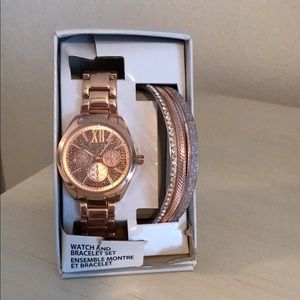 Watch and bracelet set